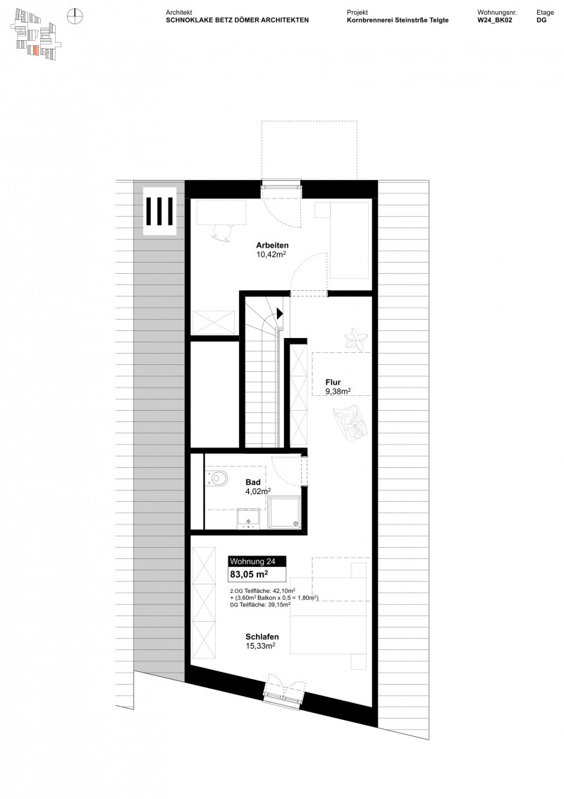 Grundriss Wohnung 24