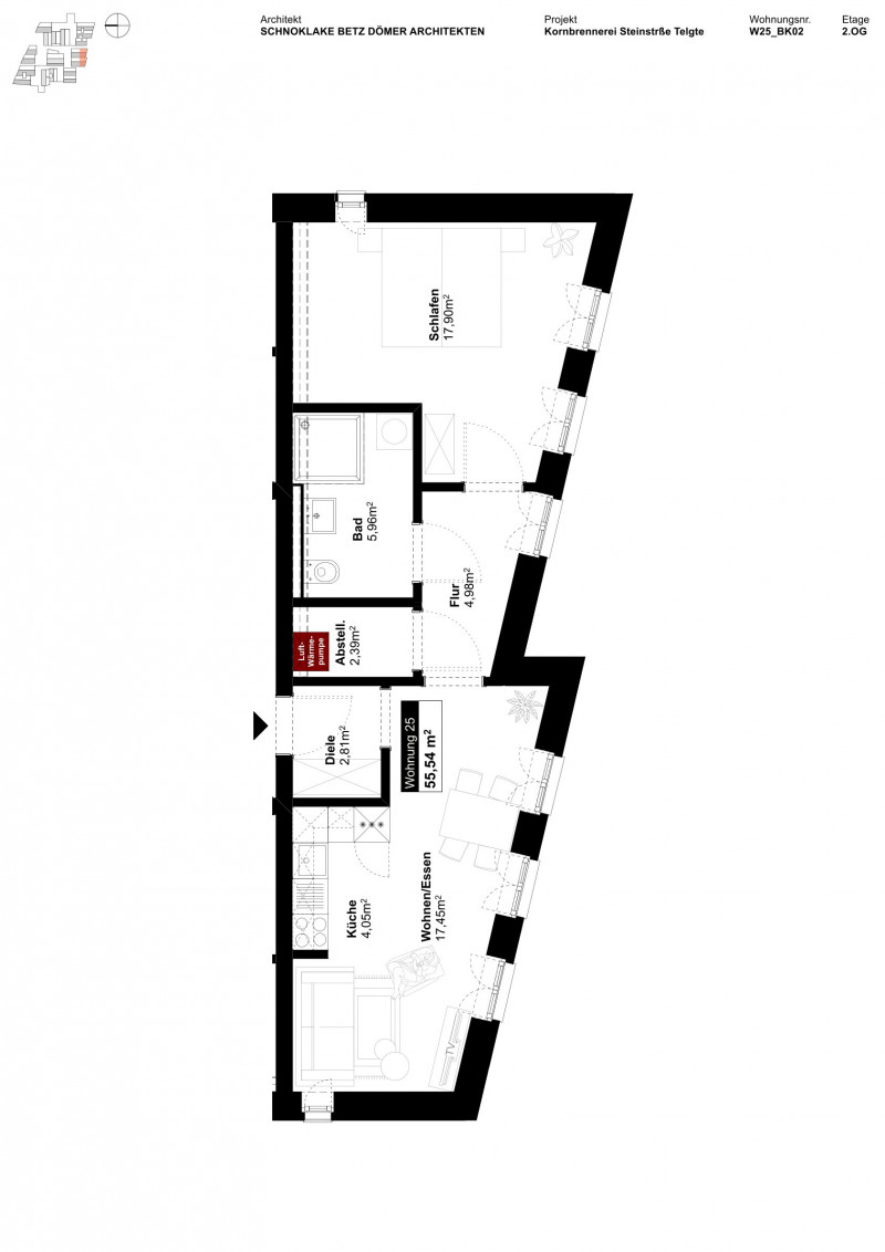 Grundriss Wohnung 25