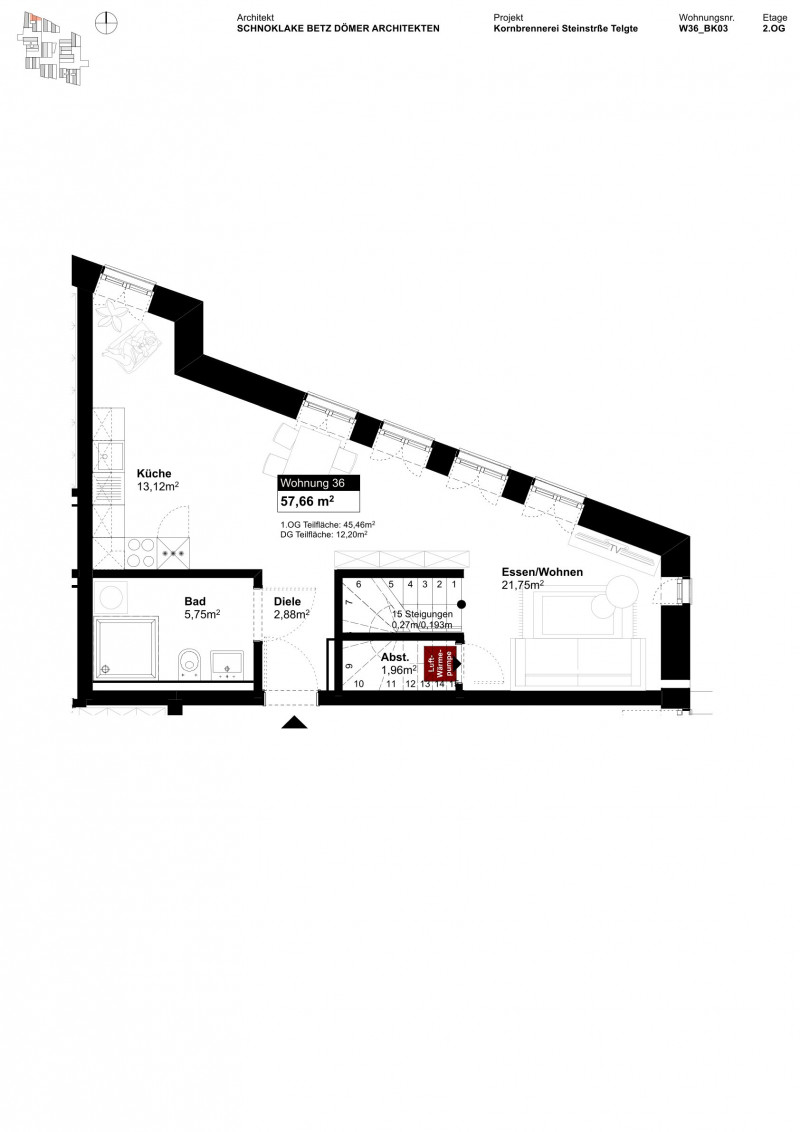 Grundriss Wohnung 36