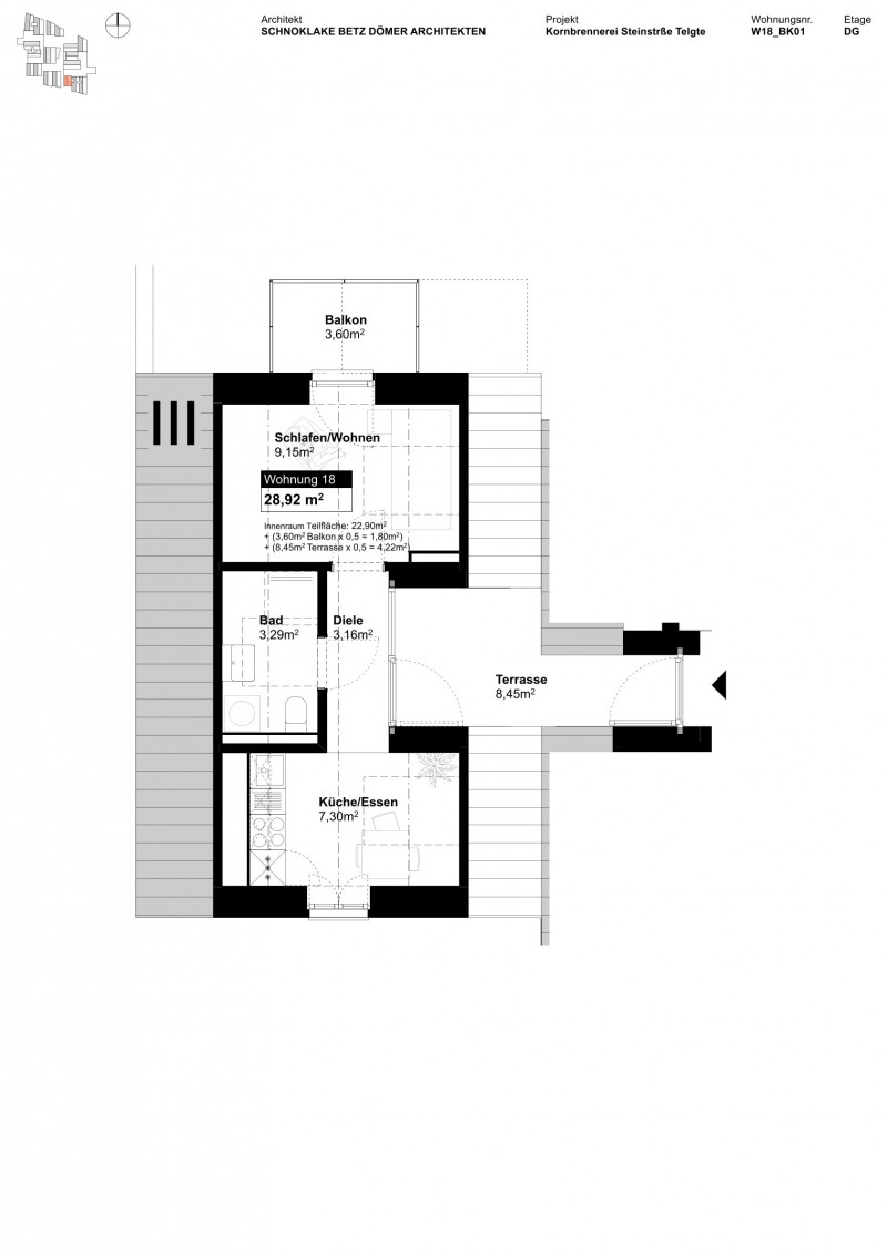 Grundriss Wohnung 18
