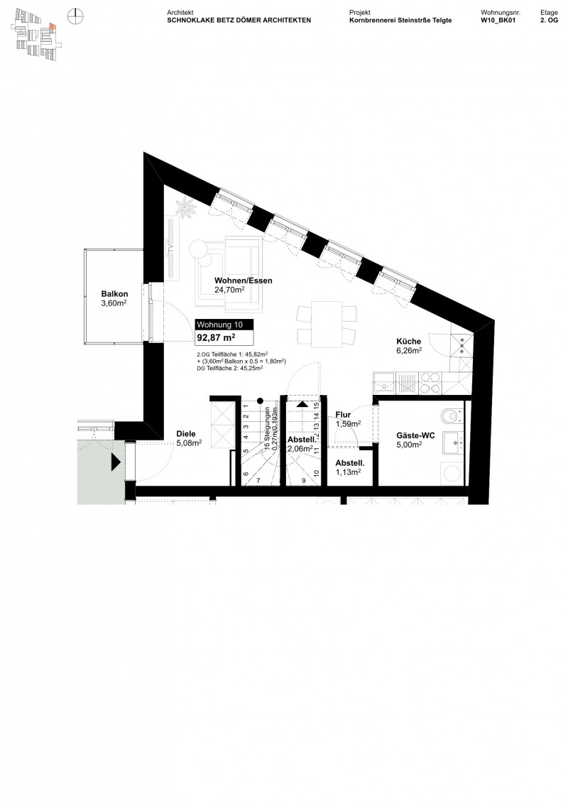 Grundriss Wohnung 10